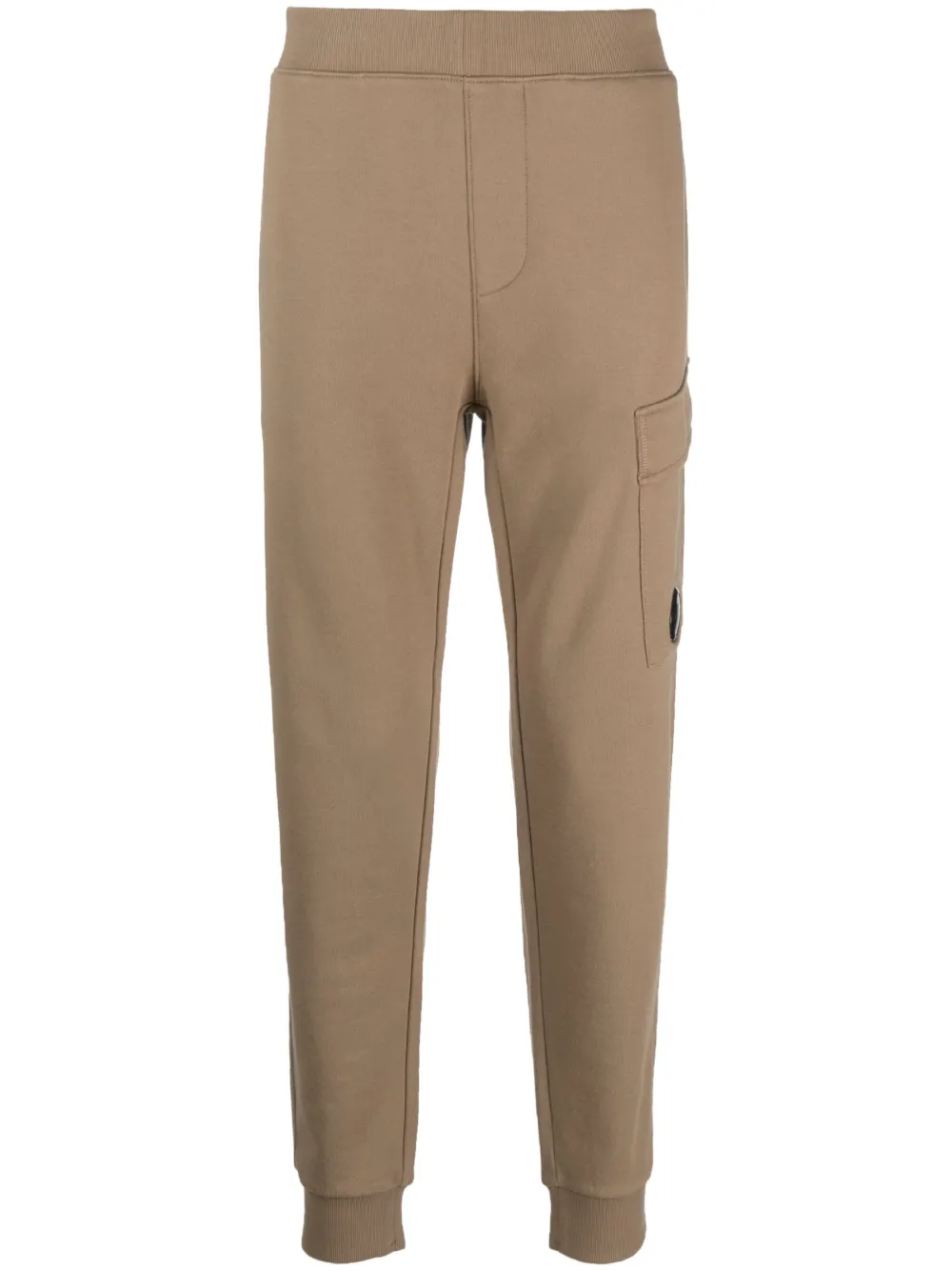 C.P. Company side logo-patch track pants | Brown | Image 1