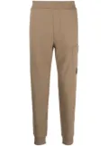C.P. Company side logo-patch track pants - Brown