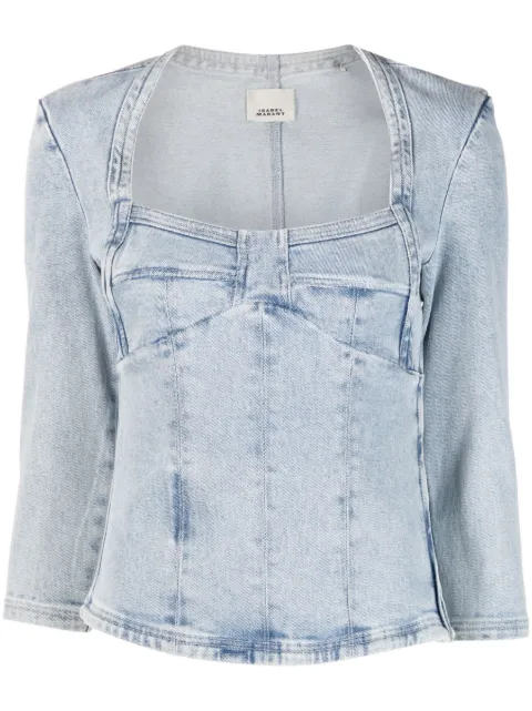 ISABEL MARANT Vanio denim top