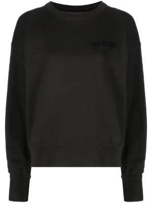 GANNI Isoli drop-shoulder Sweatshirt | Black | FARFETCH