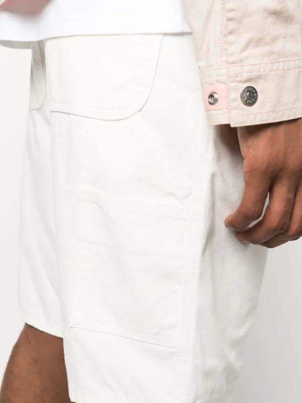 Carhartt WIP Single Knee Cotton Shorts | White | FARFETCH