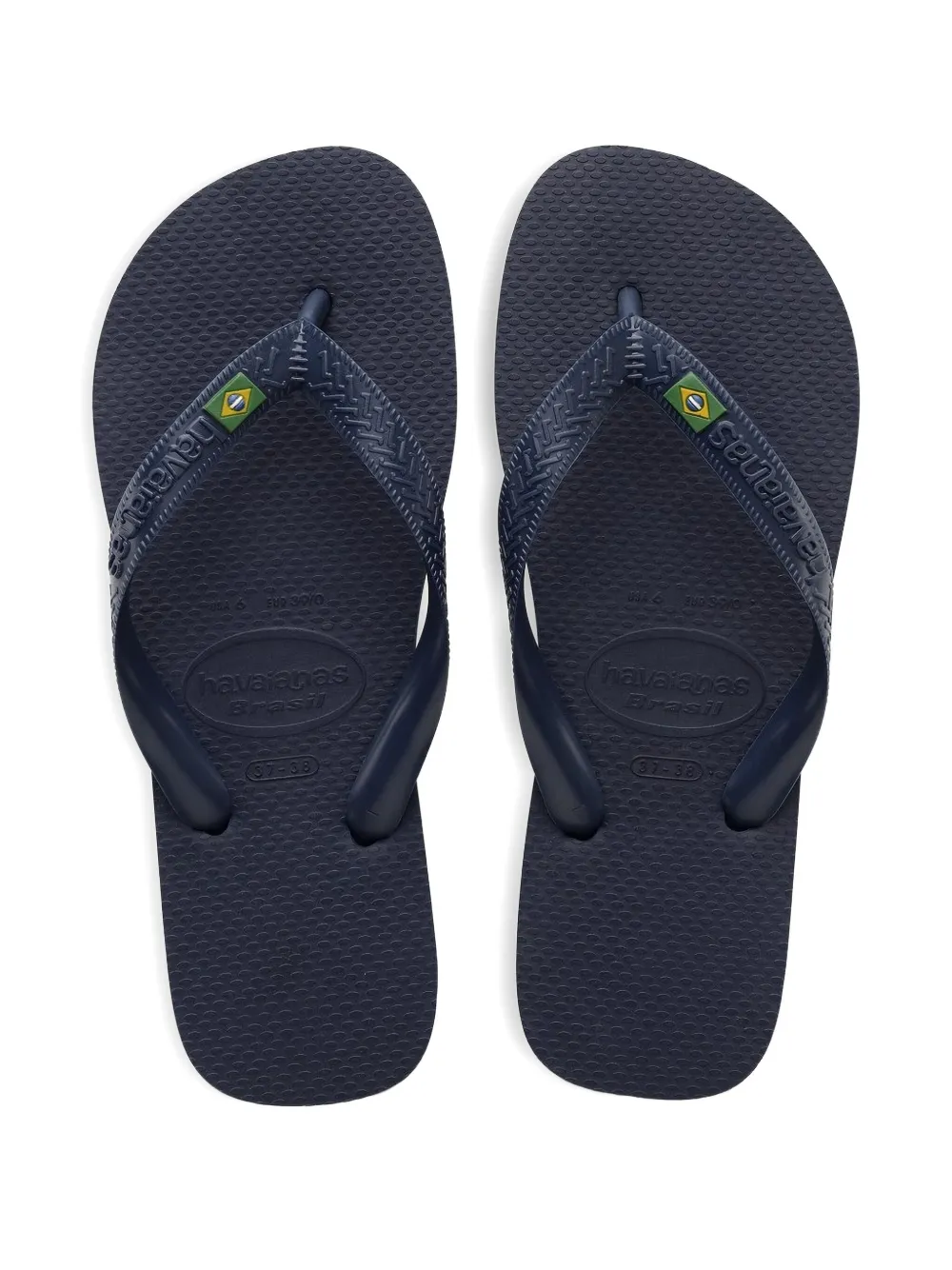 Havaianas Brasil logo thong flip-flops Blue