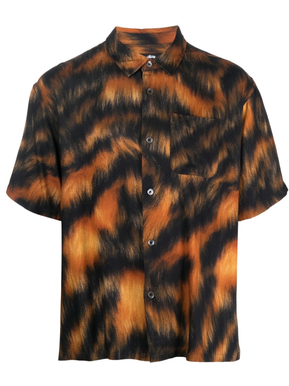 Stüssy tiger-print short-sleeve Shirt - Farfetch
