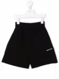 Balenciaga Kids Hand Drawn cotton shorts - Black