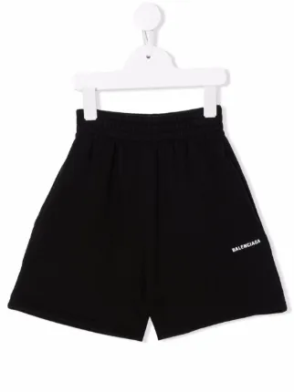 Balenciaga Kids Hand Drawn ショートパンツ | ブラック | FARFETCH JP