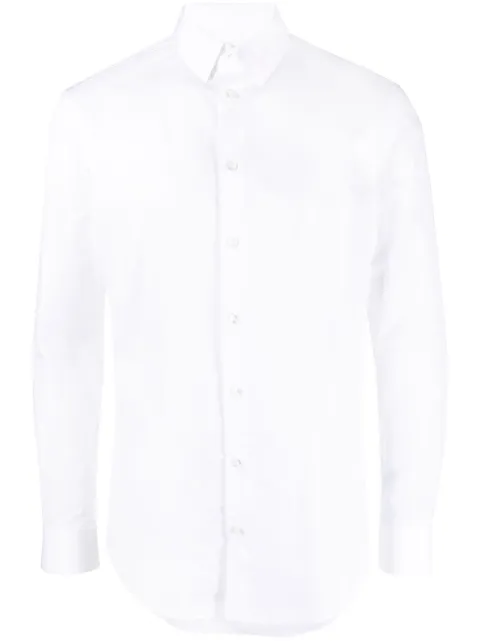 Giorgio Armani slim-cut poplin shirt