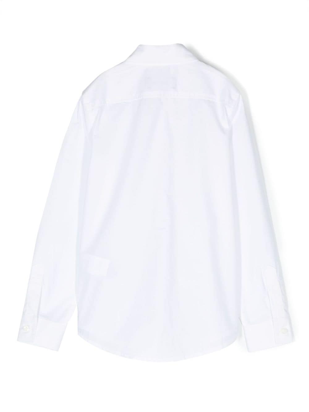 Shop Dsquared2 Plain Cotton Shirt In White