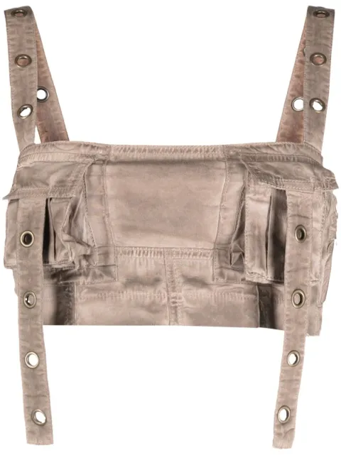 Blumarine top estilo bandeau