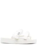 Suicoke MOTO-Po touch-strap slides - White