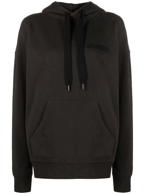 ISABEL MARANT relaxed-fit logo-print hoodie