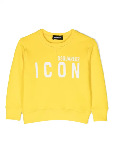 DSQUARED2 KIDS logo-print cotton sweatshirt