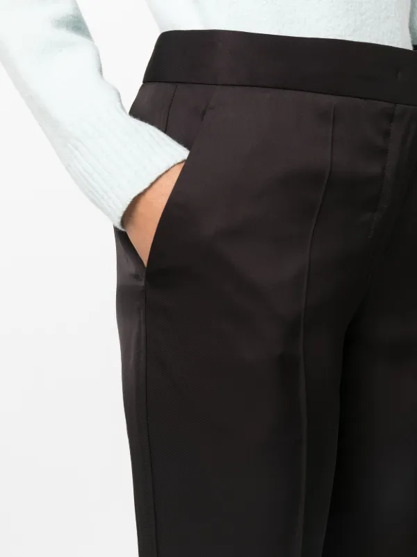 Jil Sander クロップドパンツ | ブラウン | FARFETCH JP