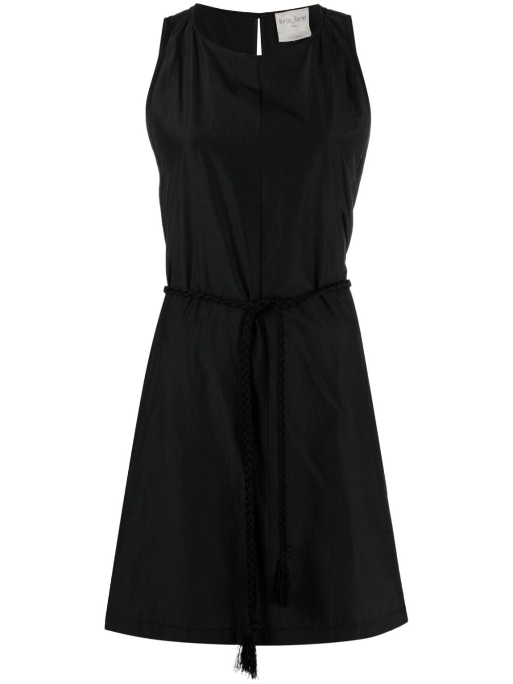 Forte Forte Belted-waist Minidress In Black