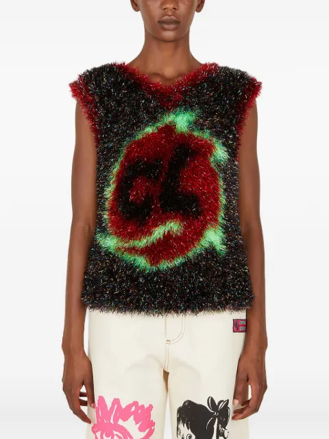 Chopova Lowena metallic-tinsel vest