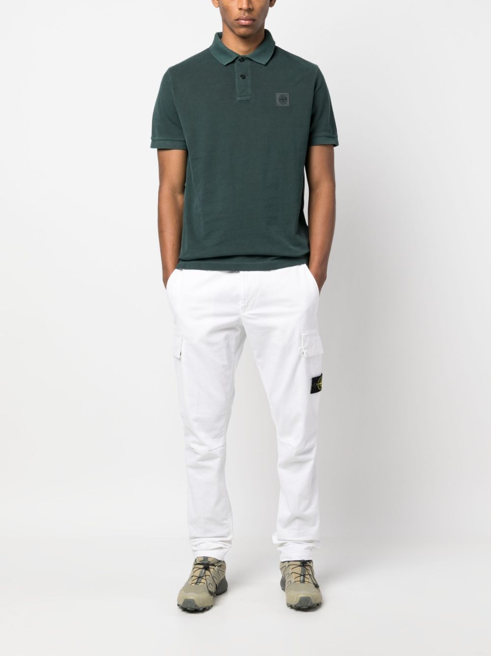 Stone Island Cargo broek - Wit