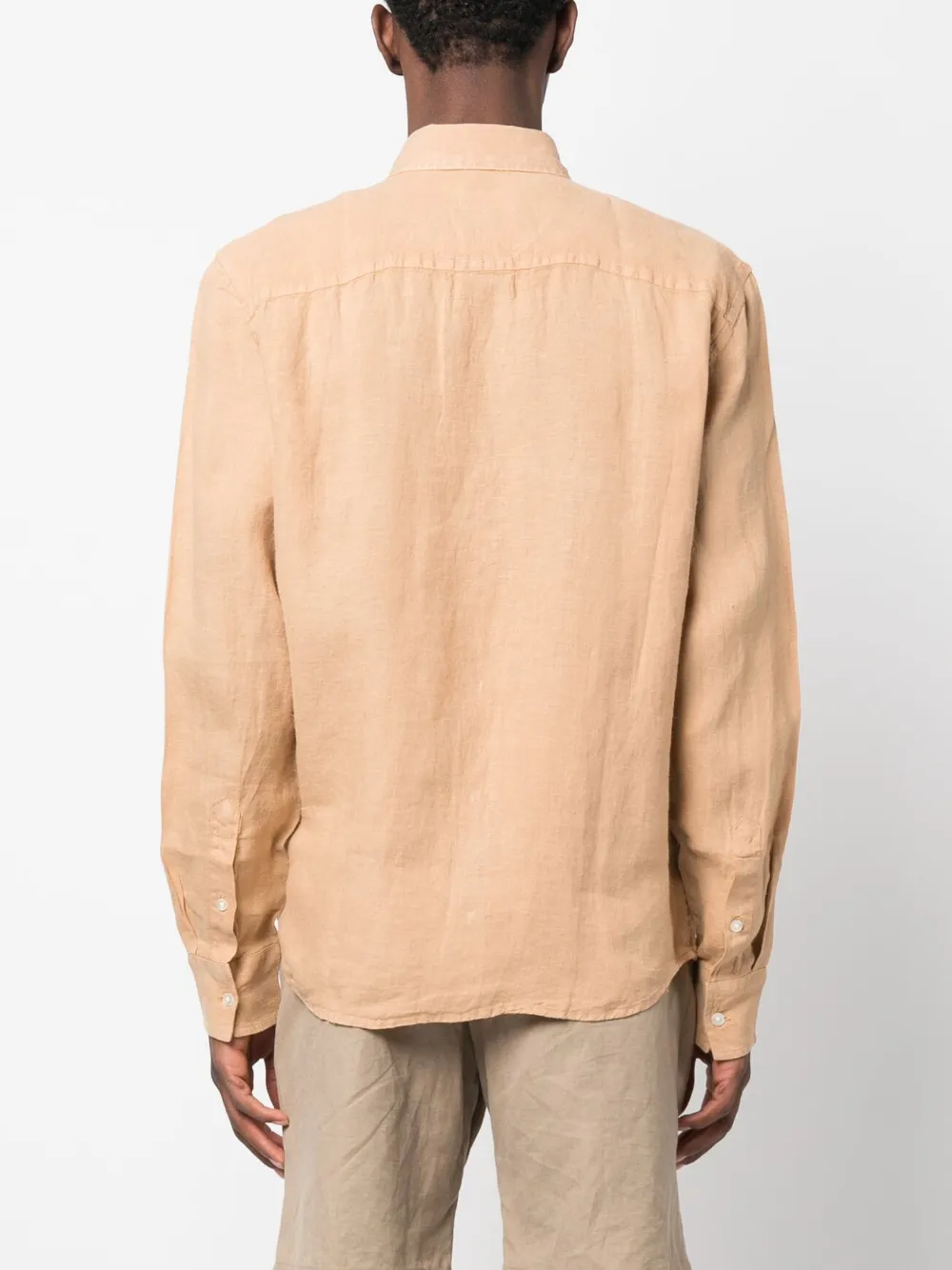 Peuterey Klassisches Leinenhemd In Neutrals
