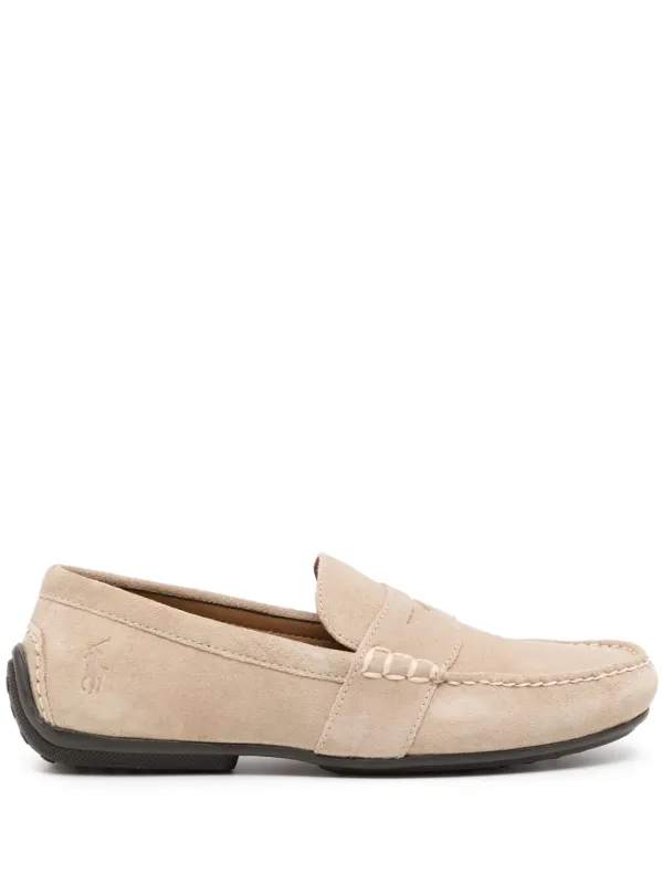 Ralph lauren white loafers best sale