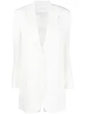 Sportmax oversized single-breasted blazer - White