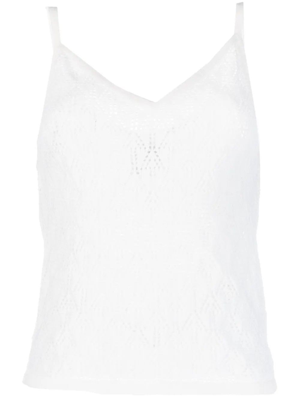 Barrie spaghetti-strap cashmere top | Neutrals | Image 1