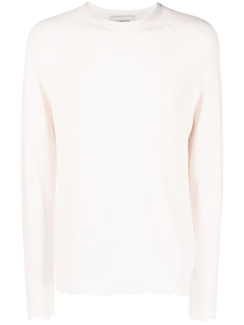 Laneus raw-edge textured sweatshirt - Pink