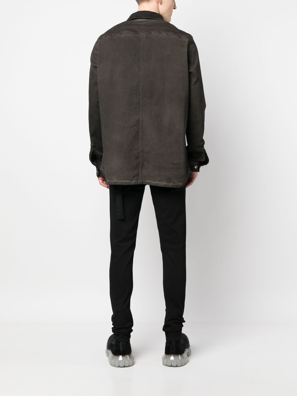 Rick Owens DRKSHDW ガーメントダイ シャツジャケット - Farfetch