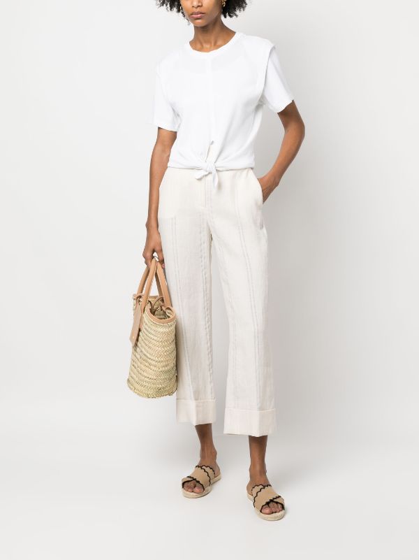 The Perfect White Linen Pants for Summer - The Glamorous Gal