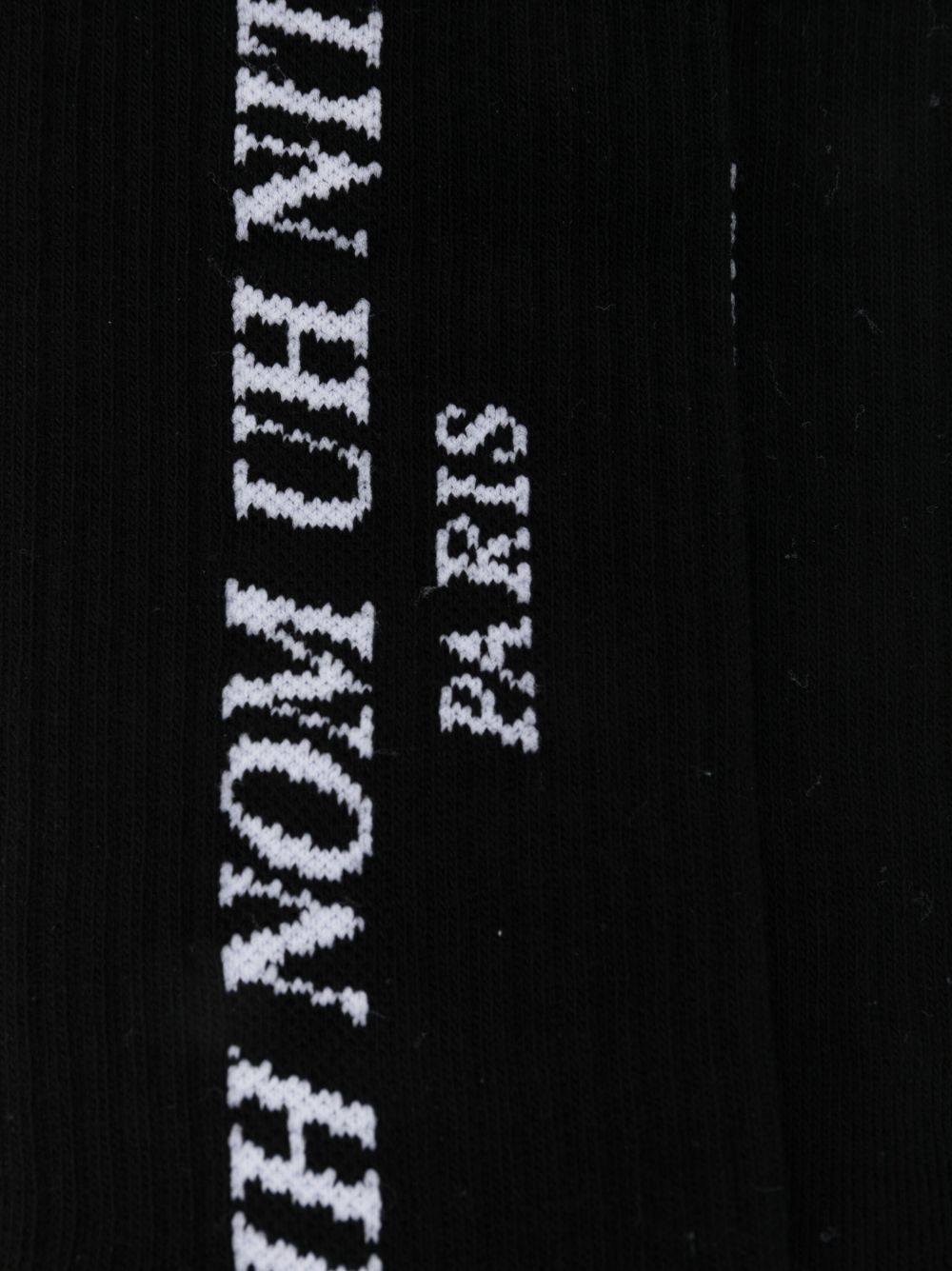 Ih Nom Uh Nit Intarsia sokken - Zwart