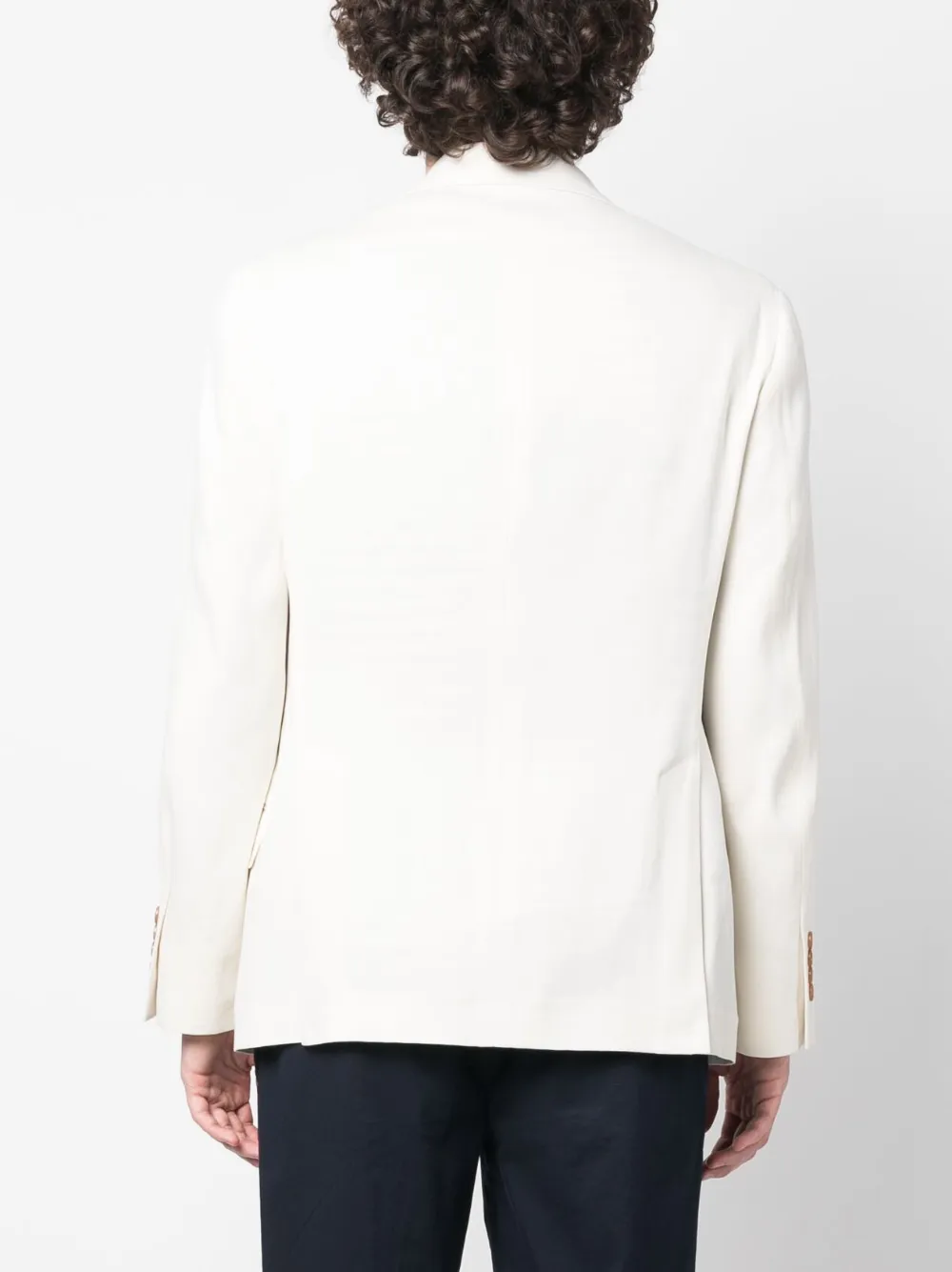 Brunello Cucinelli Single-breasted Blazer In Neutrals