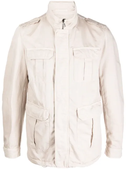 Herno zip-up utility jacket