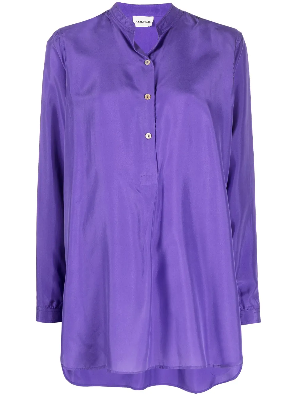 Parosh Silk Tunic Shirt Farfetch