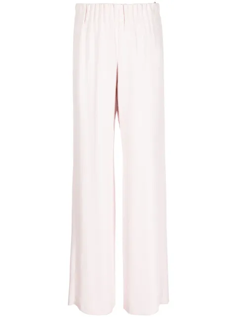 Emporio Armani pantalon ample à design froncé