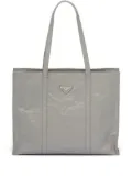 Prada large leather tote bag - Grey