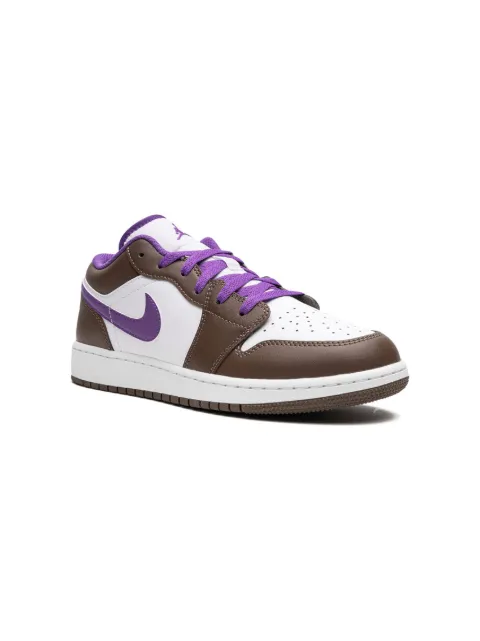 Jordan Kids Air Jordan 1 Low "Palomino/Wild Berry" sneakers