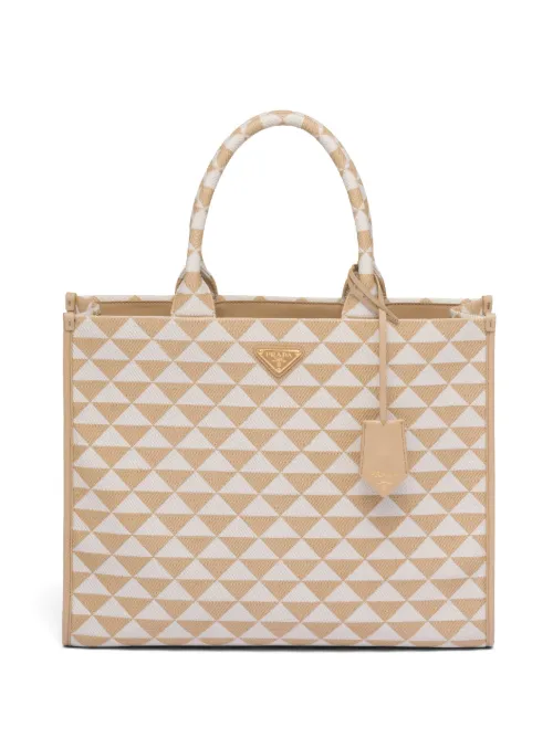 Sac cabas Symbole à broderies - Prada - Modalova