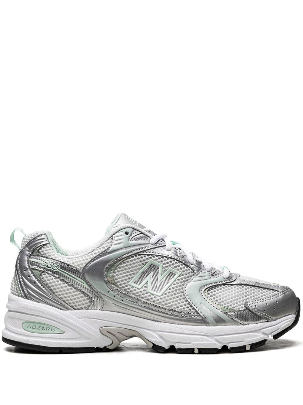 New Balance 530 Trainers In Metallic And Mint Green-Silver for Men
