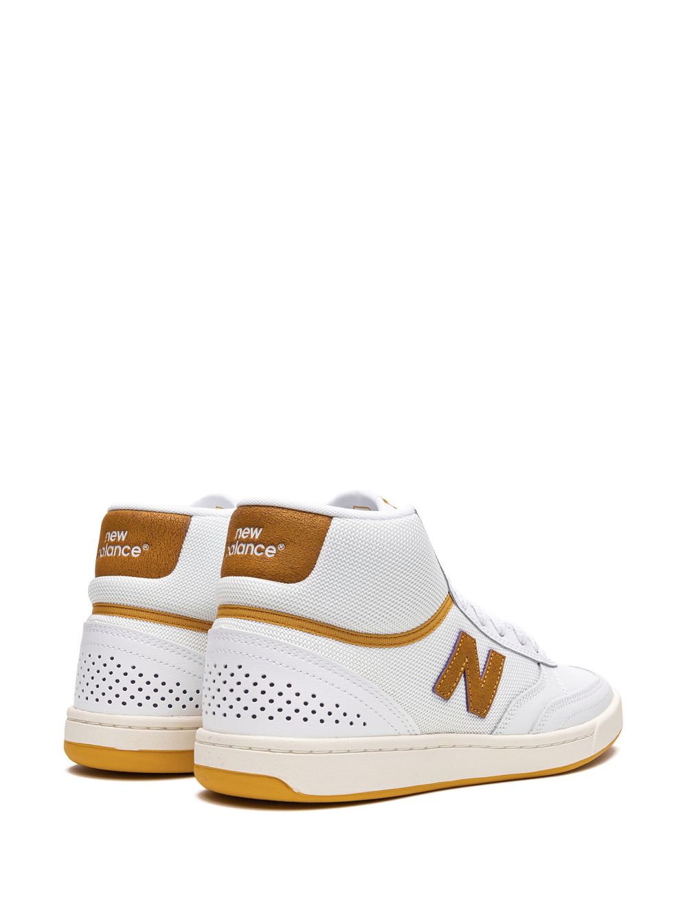 hype New Balance Numeric 440 High "White Yellow" sneakers 