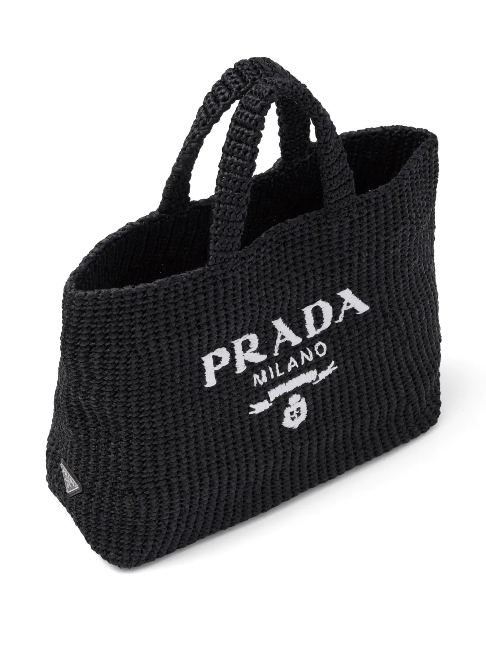Prada Bolsa Tote De R fia Farfetch
