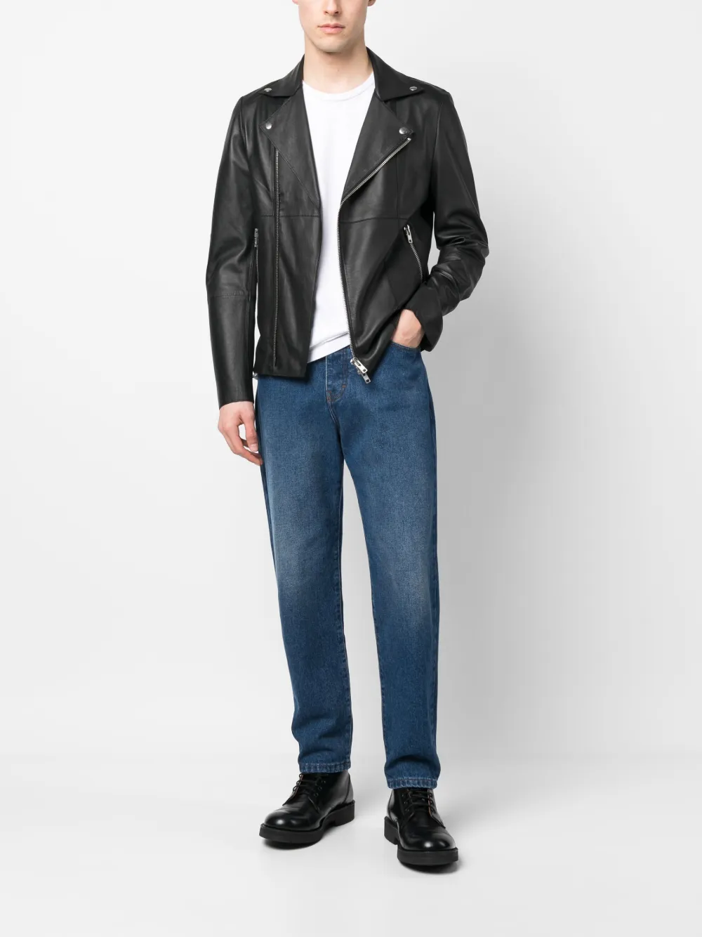 S.W.O.R.D 6.6.44 Leren jack - Zwart