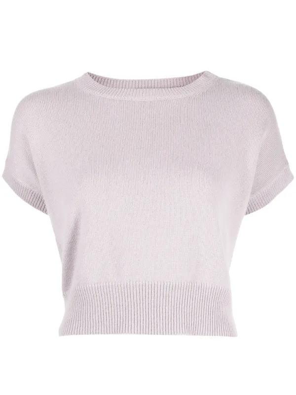 Sleeveless cropped jumper online