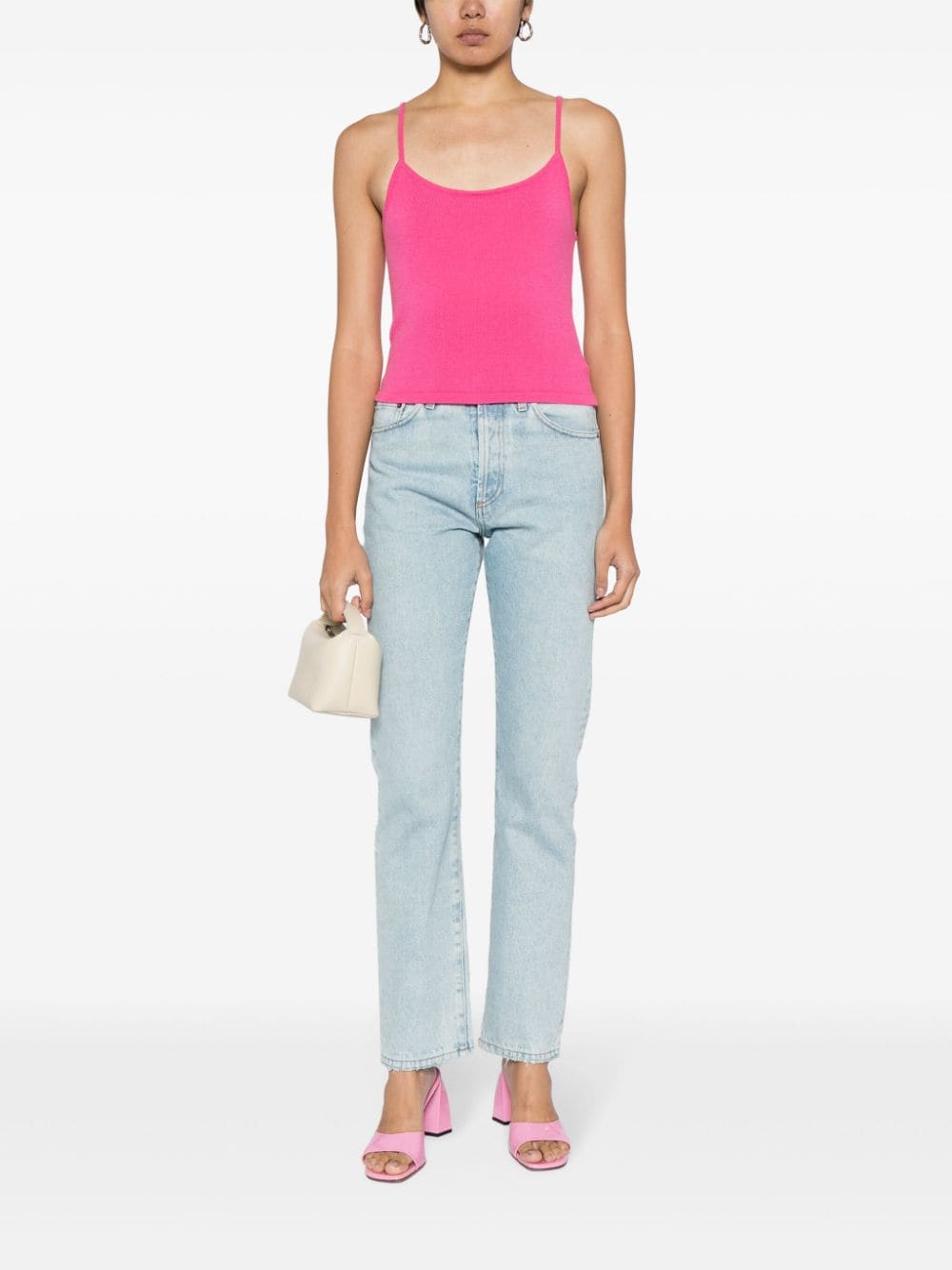 Shop Teddy Cashmere Rapallo Cashmere Tank Top In Pink