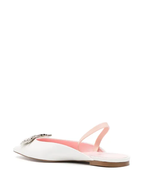 Pīferi Drizella crystal-embellished ballerina shoes DRIZELLAFLATNAC - 2