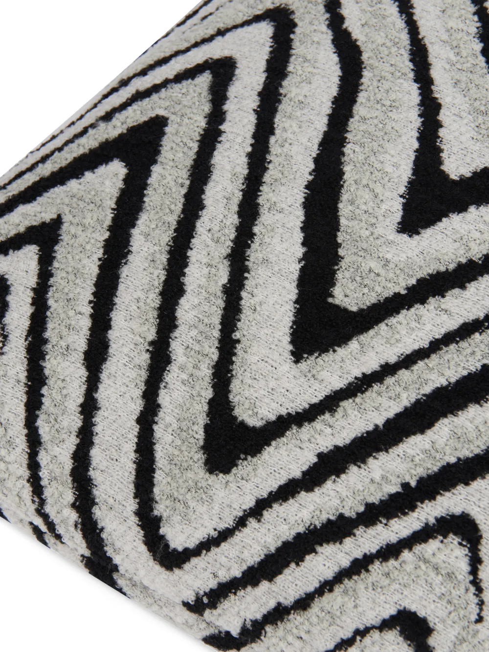 Missoni Home Kussen met zigzag patroon - Grijs