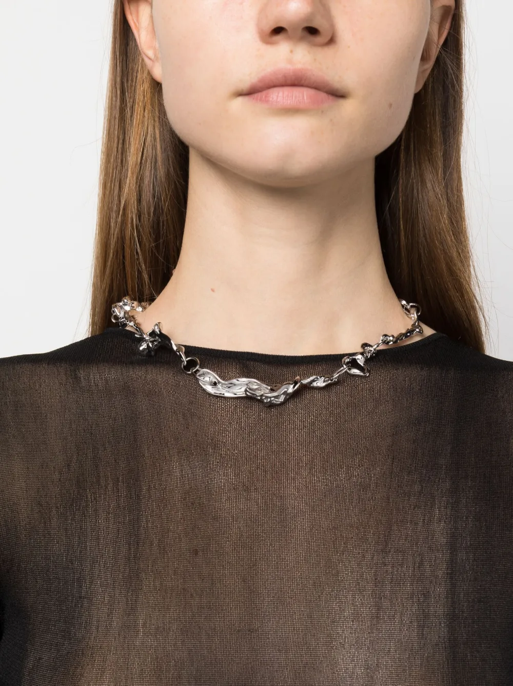 Completedworks Halsketting met schakels - Zilver
