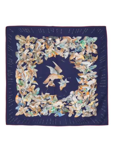 Hermès - pre-owned Observation Oiseaux silk scarf