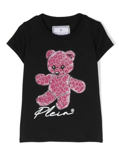 Philipp Plein Junior playera manga corta con estampado gráfico