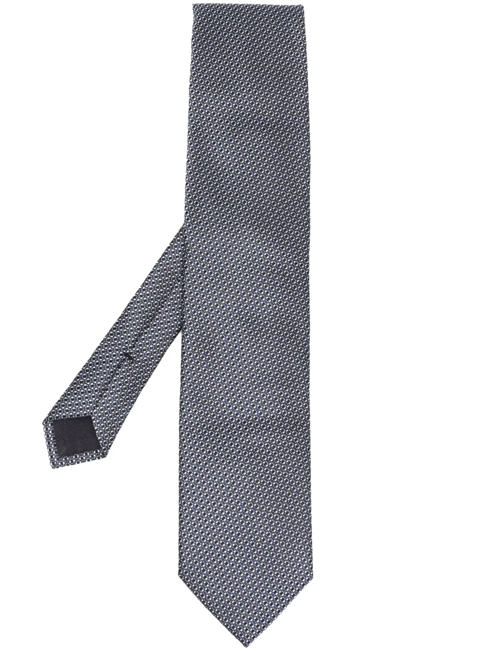TOM FORD Stropdas met jacquard Blauw