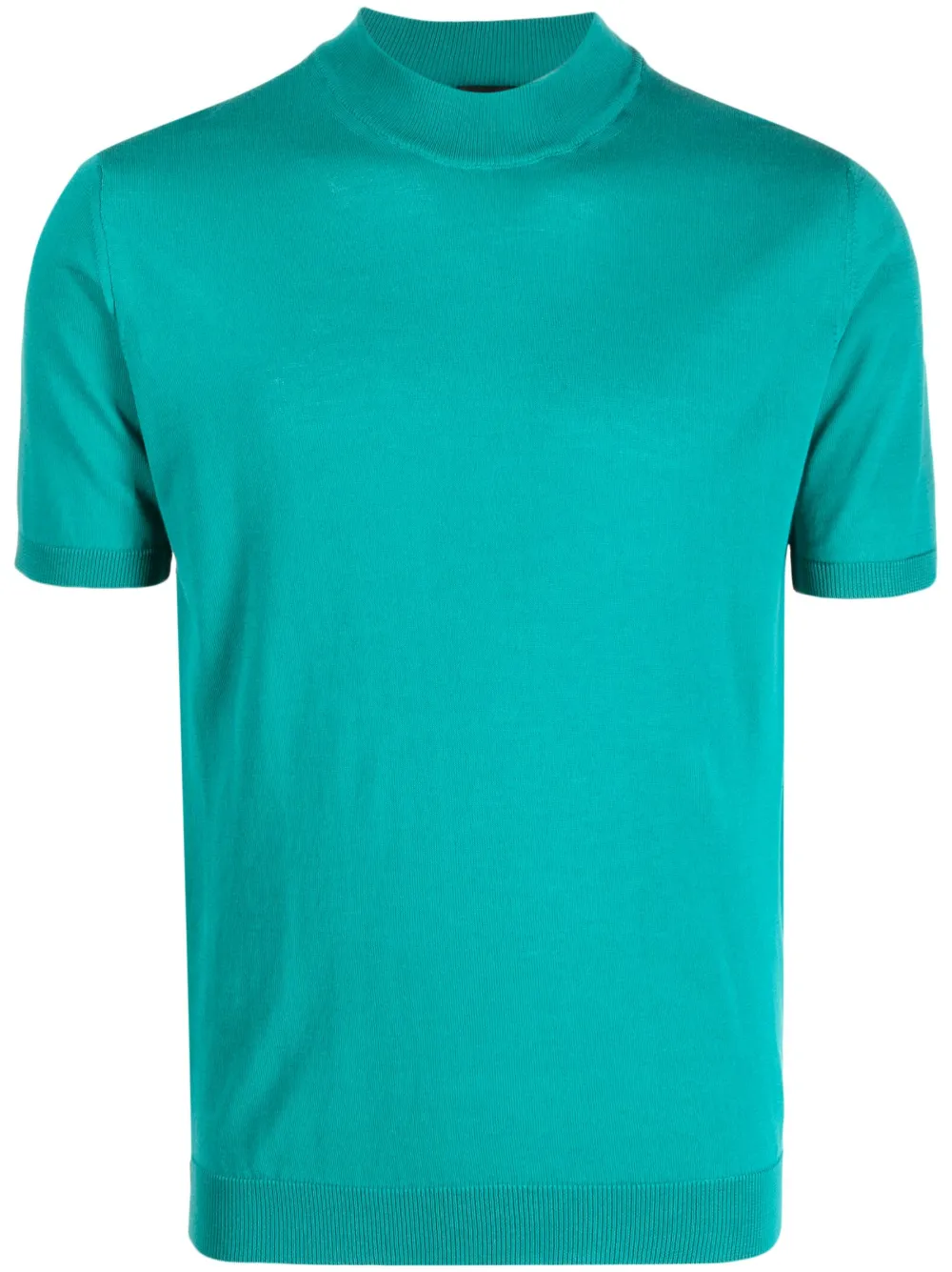 Roberto Collina fine-knit cotton T-shirt - Green