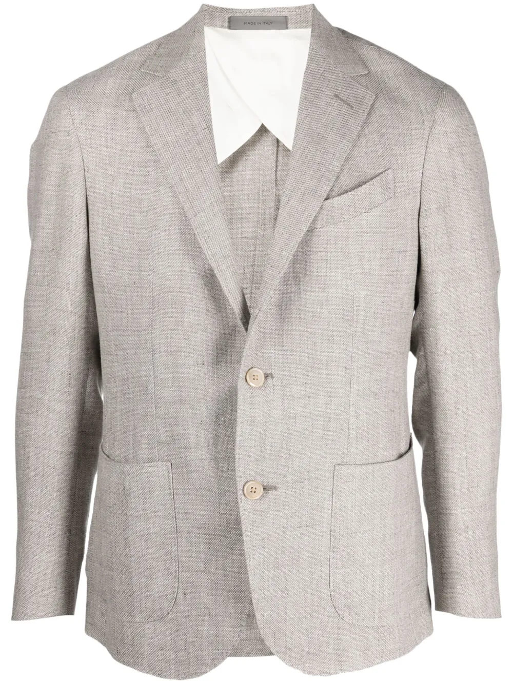Corneliani single-breasted chambray blazer