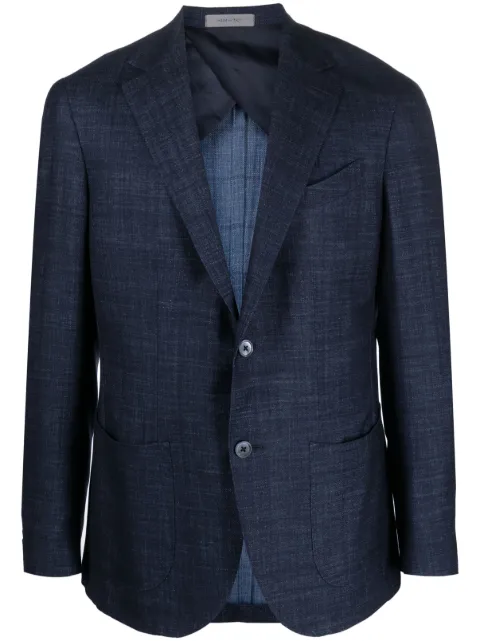 Corneliani single-breasted chambray blazer
