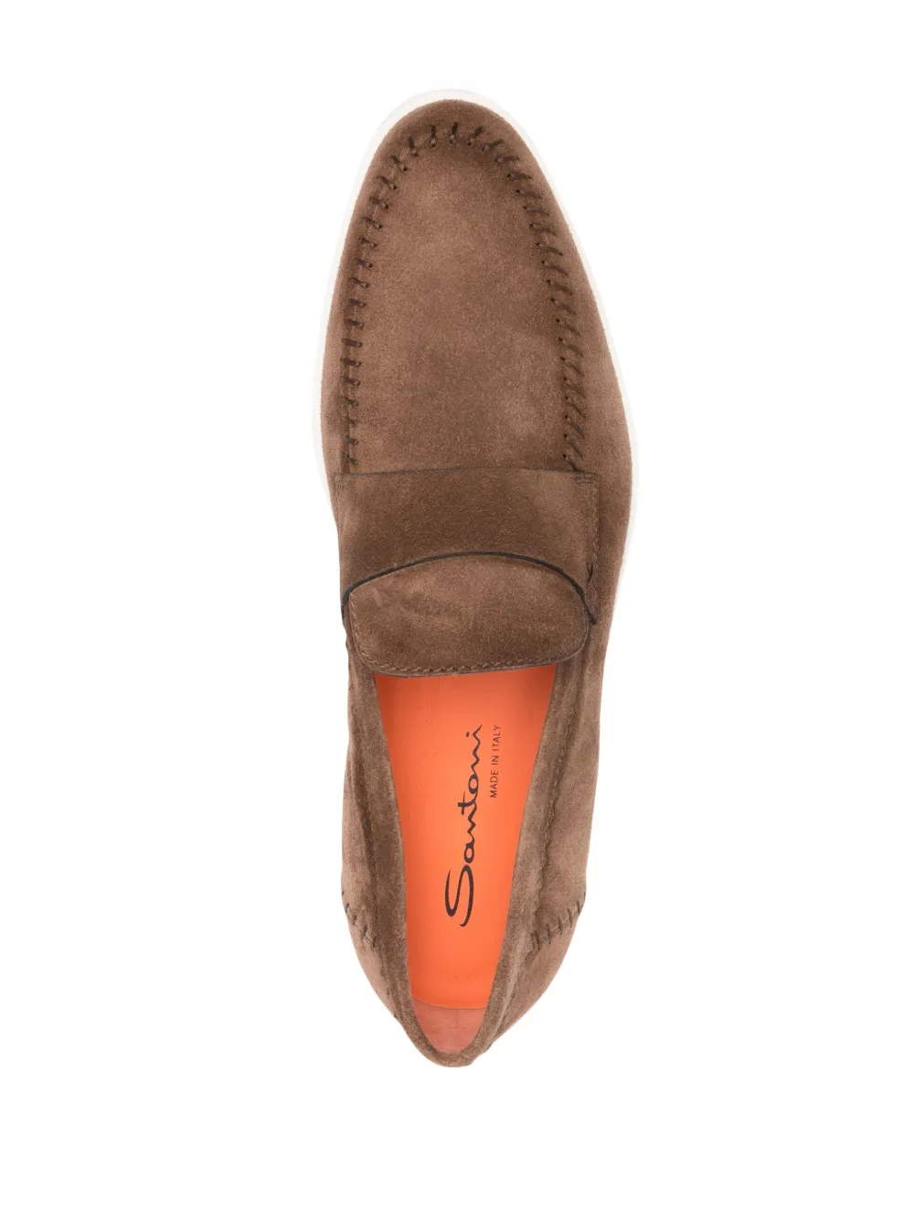 Santoni Banker Loafer Sneaker In Braun